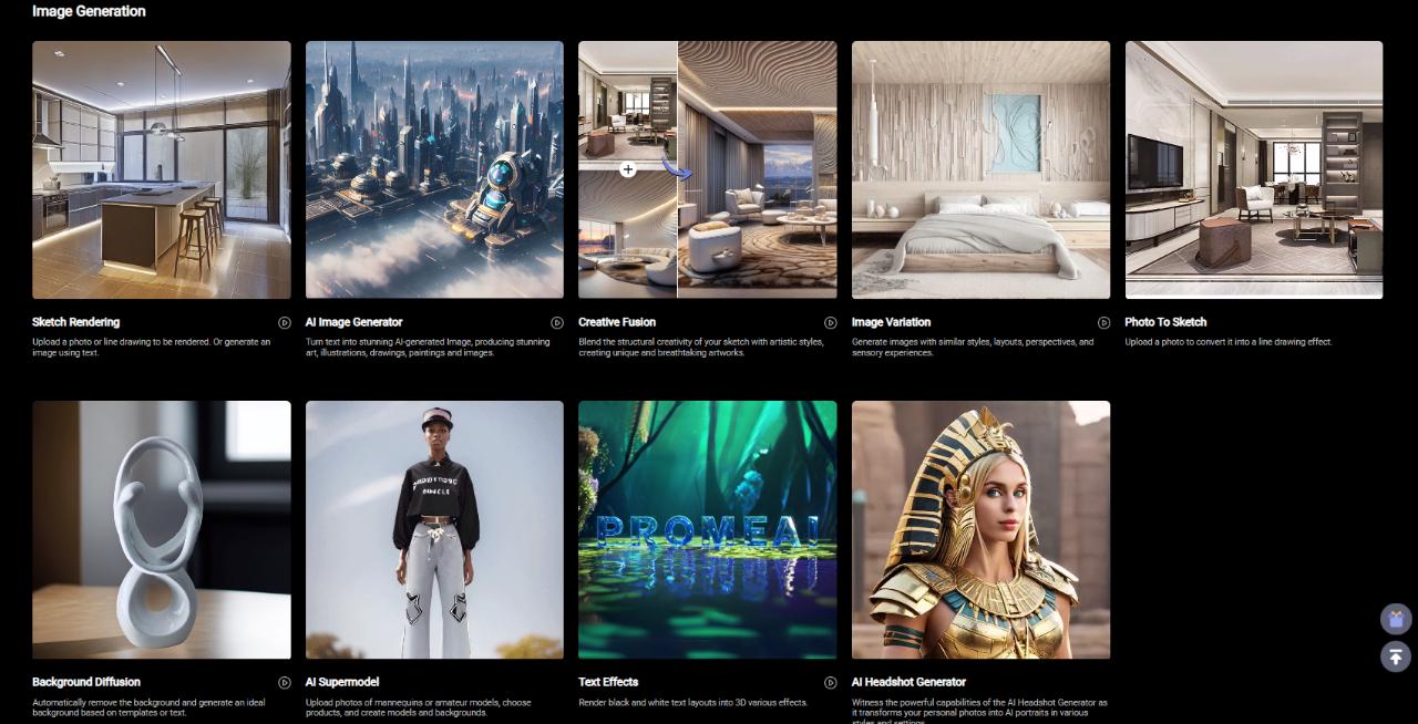 Image Features PromeAI